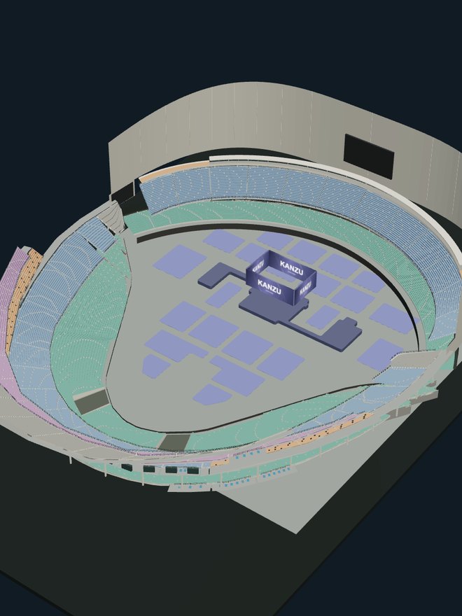 臺北大巨蛋的 3D 場館